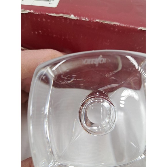 Pair of Orrefors Lancelot Candle Holders made in Sweden w/ box, very nice - Picture 4 of 8